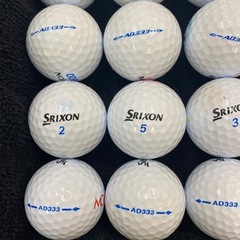 スリクソン AD333 ホワイト 24球の画像