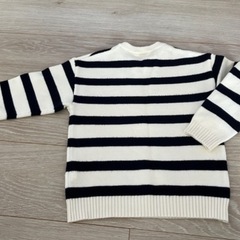 美品！　これからの季節に♡ ZARA ボーダーセーター　104センチの画像