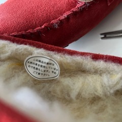 新品本革　ムートン　モカシン　の画像