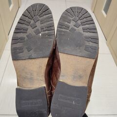 ヒールブーツ　26.5 本革　SHIPS　シップス　レザーの画像