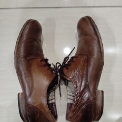 ヒールブーツ　26.5 本革　SHIPS　シップス　レザーの画像