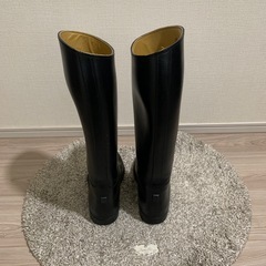 AIGLE ラバーブーツ黒の画像