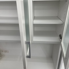 ☆ドリーム荒牧店☆ジモティー割引有☆【クリーニング済み】ニトリ 3枚扉オープンボード WHの画像