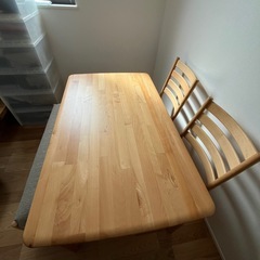 【美品】ニトリ ダイニングテーブルセットの画像