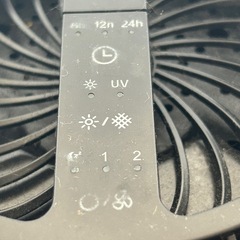 Ⓜ️商品 【土日㊗️対応】期間限定セール　11/1.2 .3季節小家電　卓上型　空気清浄器&セラミックヒーター　動作確認済み　11-01-04 の画像