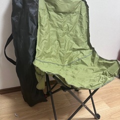 アウトドアチェア 2脚セット (キャンプ・BBQに / 収納袋付き)の画像