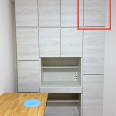 右・【超美品】ニトリNITORI壁面ユニットの上置き(ウォーレン 40R WW)の画像