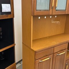 ★リユースのサカイ千葉中央店★  レンジボード ブラウン H191×D44×W119 クリーニング済み TC5179の画像