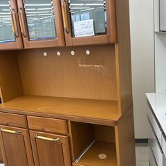 ★リユースのサカイ千葉中央店★  レンジボード ブラウン H191×D44×W119 クリーニング済み TC5179の画像