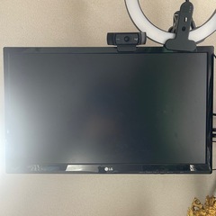 モニターアーム&モニター2台の画像