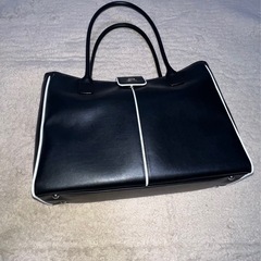 【美品レアセット】クレージュ Courreges 黒 ハンドバッグ トートバッグ セット 美品の画像