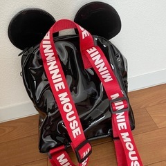 ディズニー　ミニーマウス　リュック　クリアバックの画像