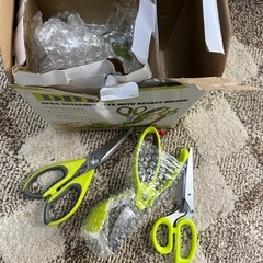 キッチンハサミ　ハサミ立ての画像