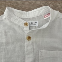 褒められ♡可愛い　ZARA エリなしシャツ　の画像