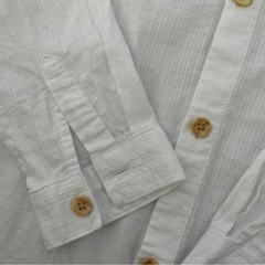 褒められ♡可愛い　ZARA エリなしシャツ　の画像