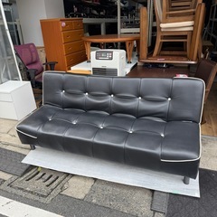 ソファ　ベット　ブラックの画像
