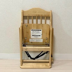 木製 ベビーチェアの画像