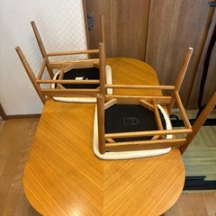 ダイニングテーブル＆チェア2脚セットの画像