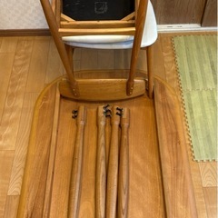 ダイニングテーブル＆チェア2脚セットの画像