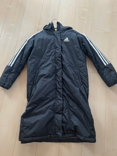 美品 adidas アディダス ベンチコート 130cm