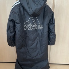 美品 adidas アディダス ベンチコート 130cmの画像