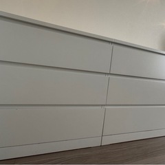 至急【11/3まで】IKEA MALM タンス　チェスト　ドロワー　棚の画像
