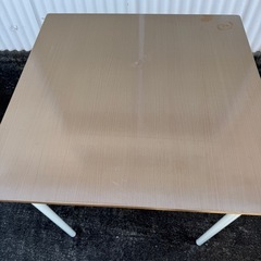 【美品】弘益 DSP-75 テーブル 75×75cm スチール脚｜食卓・作業の画像