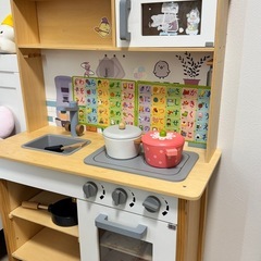 ままごとおもちゃ　ミニキッチンの画像