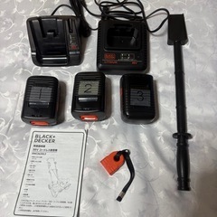 BLACK＋DECKER 充電式小型除雪機　　36Vコードレス除雪機の画像