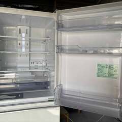 MITSUBISHI 三菱 3ドア冷蔵庫 フロントガラス Cシリーズ 330L MR-CG33E-W 2019年製 Used/美品の画像