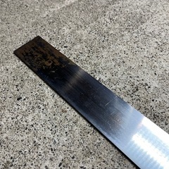 シンワ SHINWA 直尺 マシンスケール JIS シルバー 1500mm 赤数字入 1.5m 150cm 中古品 ④の画像