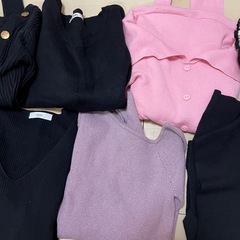 ニットトップス　まとめての画像