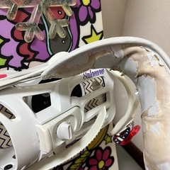 スノボ　ビンディング、ケース付きの画像