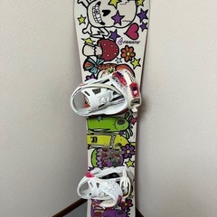 スノボ　ビンディング、ケース付きの画像