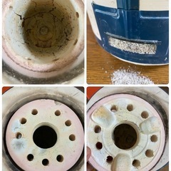 レトロ珪藻土の練炭コンロ＋練炭4個 の画像