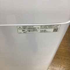#K-13【ご来店頂ける方限定】SHARPの7、0Kg洗濯機ですの画像