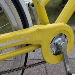 現状渡し　自転車JOY　フェミニン　22インチ　子供車　シングルの画像