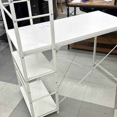 ★リユースのサカイ千葉中央店★  PCデスク ホワイト H121×D50×W100 クリーニング済み TC5191の画像