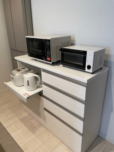 [定価71,000][家電付]※11/9 or 15引取限定　カップボード　ニトリ　リガーレ