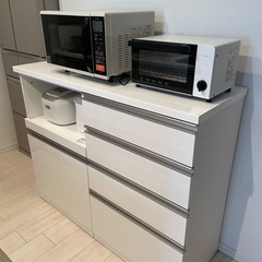 [定価71,000][家電付]※11/9 or 15引取限定　カップボード　ニトリ　リガーレ　の画像