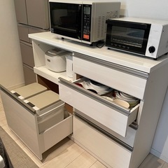 [定価71,000][家電付]※11/9 or 15引取限定　カップボード　ニトリ　リガーレ　の画像