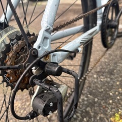 ✨クロスバイク 6変速 HEAD 自転車 水色 配送3000~ その他多数出品中‼️の画像