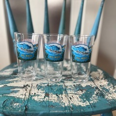 ハワイKona Brewing Co. ビッグウェーブグラス3個350mlレア非売品の画像