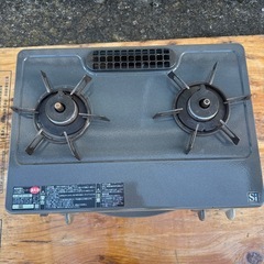 リンナイ ガステーブル KGE70CL　RTS-338WNCTS-L｜LPガス用 2口コンロ＆グリル付き｜伊勢崎市宮子町 引き取り限定 の画像