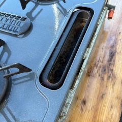 リンナイ ガステーブル KGE70CL　RTS-338WNCTS-L｜LPガス用 2口コンロ＆グリル付き｜伊勢崎市宮子町 引き取り限定 の画像