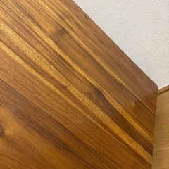 ローデスク チーク 無垢材 高さ40 低い机 天然木 チークスタイリッシュデスク ロータイプ の画像