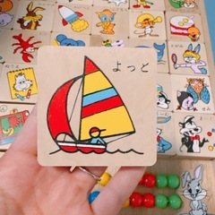 【新品未使用】知育玩具　木製おもちゃの画像