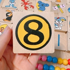 【新品未使用】知育玩具　木製おもちゃの画像