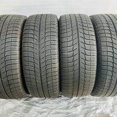 215/50R17 95H ミシュラン　XｰICE3+ 2017年製　中古4本 日産純正　17インチ7J +45 PCD114.3/5H の画像