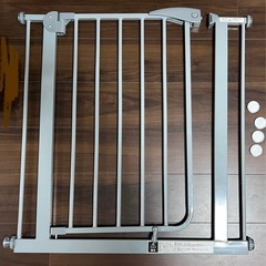スチールベビーゲート　ベビーゲート ワイド 置くだけ 自立式 突っ張り セーフティゲート ベビーガード フェンス ベビーフェンス 安全柵 おしゃれ ペット 柵の画像